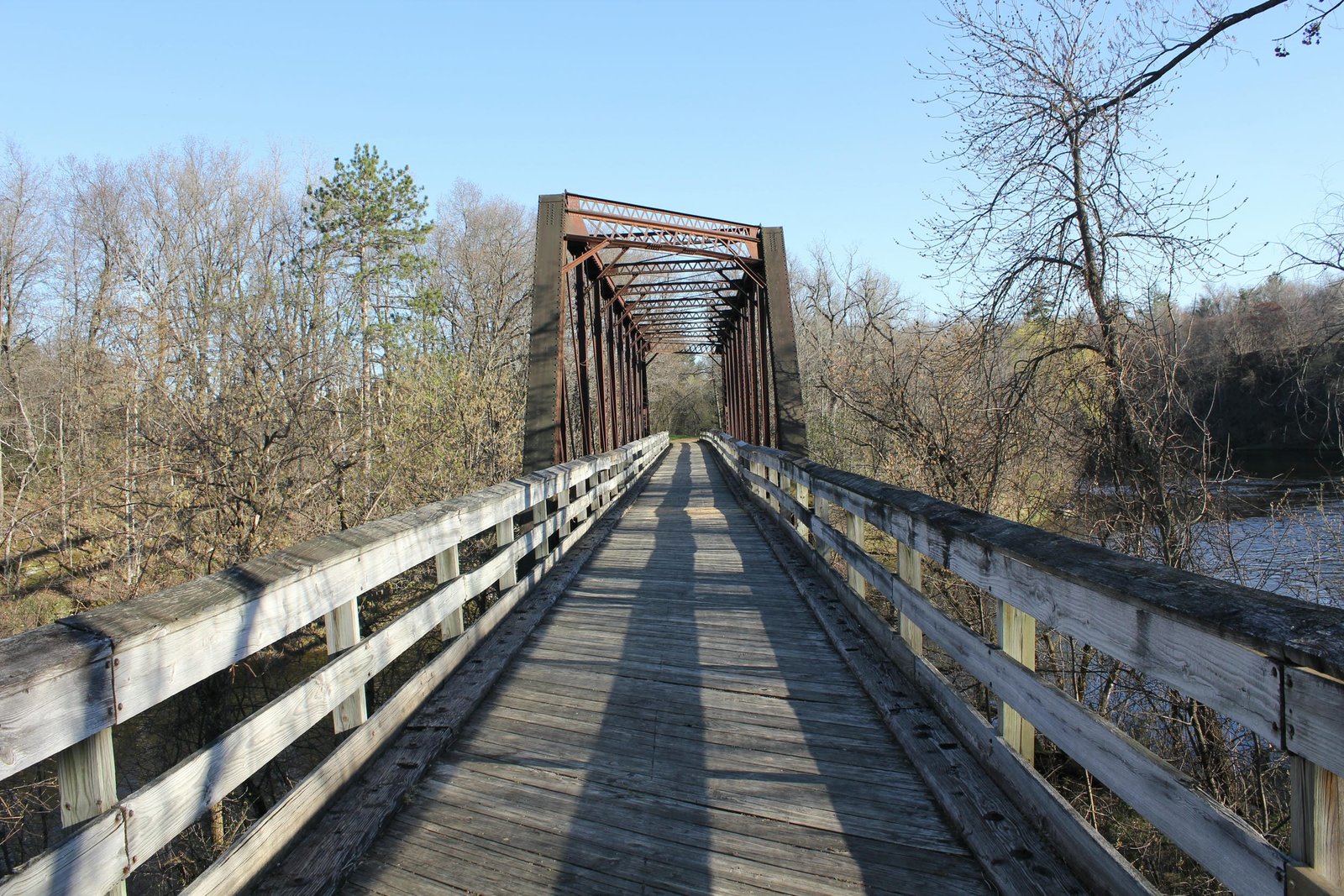 Looking south